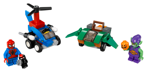 76064 Mighty Micros: Spider-Man vs. Green Goblin Sets