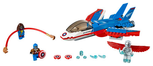 76076 Captain America Jet Pursuit Sets