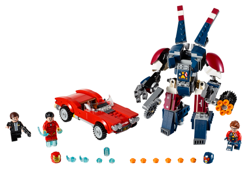 76077 Iron Man: Detroit Steel Strikes Sets