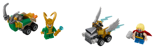 76091 Mighty Micros: Thor vs. Loki Sets