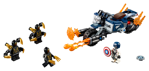 76123 Captain America: Outriders Attack Sets