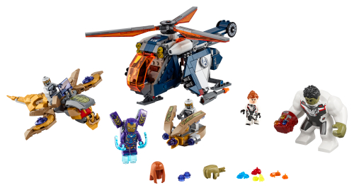 76144 Avengers Hulk Helicopter Rescue Sets
