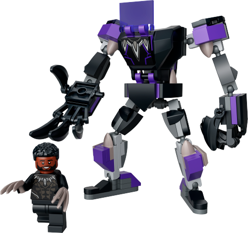 76204 Black Panther Mech Armour Sets