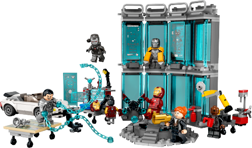 76216 Iron Man Armoury Sets