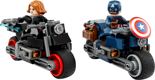 76260 Black Widow & Captain
America Motorcycles Sets