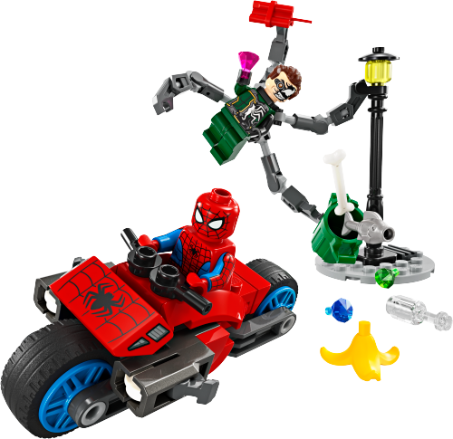 76275 Motorcycle Chase: Spider-Man vs. Doc Ock Sets