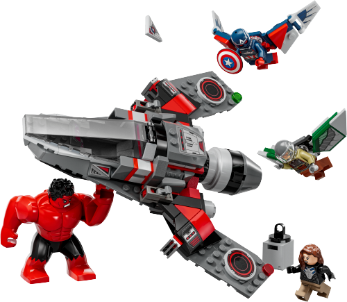 Captain America vs. Red Hulk Battle Sets