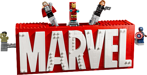 MARVEL Logo & Minifigures Sets