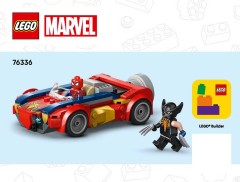 Spider-Man Car vs. Venomized Wolverine Sets