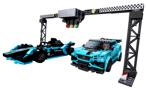76898 Formula E Panasonic Jaguar Racing GEN2 car & Jaguar I-PACE eTROPHY Sets