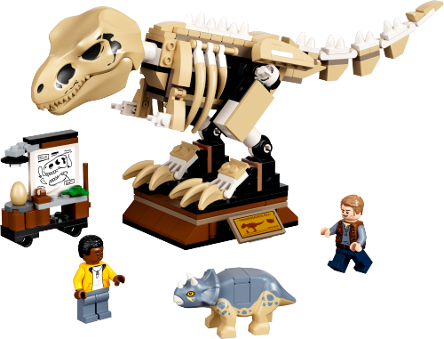 76940 T. rex Dinosaur Fossil Exhibition Sets