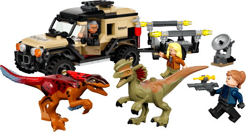 76951 Pyroraptor & Dilophosaurus Transport Sets