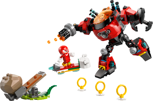Knuckles vs. Dr. Eggman Egg Crusher Mech Sets