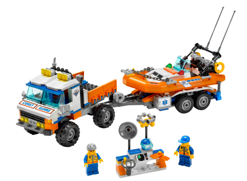 7726 Coast Guard Truck with Speed Boat Sets