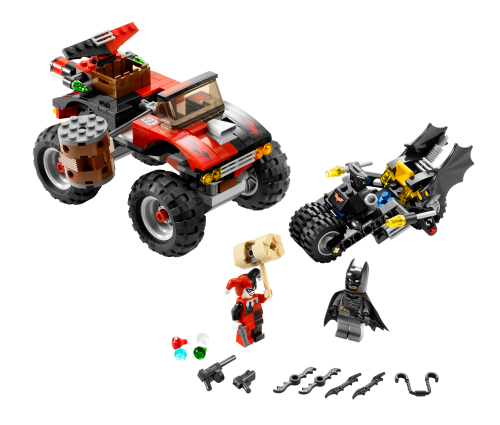 7886 The Batcycle: Harley Quinn's Hammer Truck Sets
