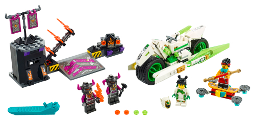 80006 White Dragon  Horse Bike Sets