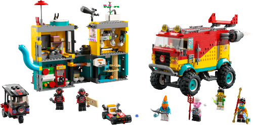 80038 Monkie Kid’s Team Van Sets