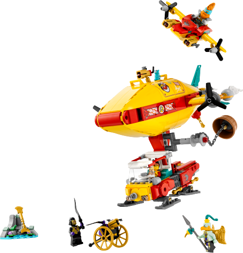 80046 Monkie Kid's Cloud Airship Sets