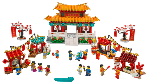 80105 Chinese New Year Temple Fair Sets