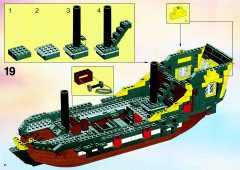 LEGO 10040 instructions page 21 – build guide