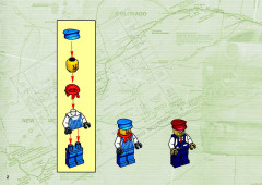 LEGO 10133 instructions page 2 – build guide