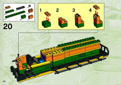 LEGO 10133 instructions page 20 – build guide