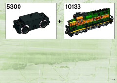 LEGO 10133 instructions page 43 – build guide