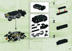 LEGO 10133 instructions page 45 – build guide