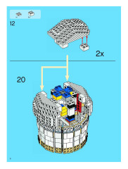 LEGO 10189 instructions page 6 – build guide