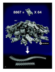 LEGO 10194 instructions page 62 – build guide