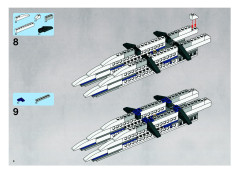 LEGO 10195 instructions page 8 – build guide