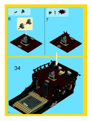 LEGO 10210 instructions page 58 – build guide