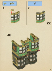 LEGO 10217 instructions page 45 – build guide