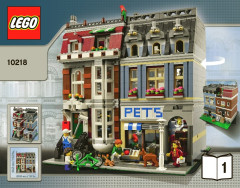 LEGO 10218 instructions page 1 – build guide