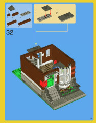 LEGO 10218 instructions page 35 – build guide