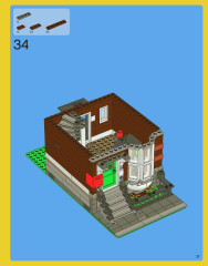 LEGO 10218 instructions page 37 – build guide