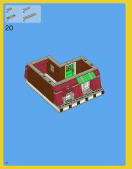 LEGO 10218 instructions page 76 – build guide