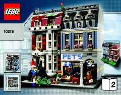 LEGO 10218 instructions page 1 – build guide