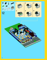 LEGO 10218 instructions page 14 – build guide