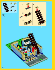 LEGO 10218 instructions page 20 – build guide