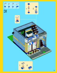LEGO 10218 instructions page 33 – build guide