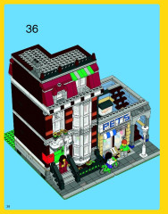 LEGO 10218 instructions page 38 – build guide