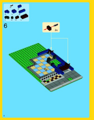 LEGO 10218 instructions page 8 – build guide
