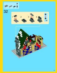 LEGO 10222 instructions page 61 – build guide
