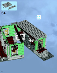 LEGO 10228 instructions page 72 – build guide