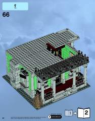 LEGO 10228 instructions page 84 – build guide