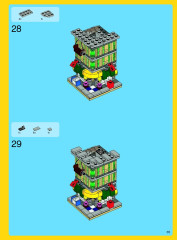 LEGO 10230 instructions page 35 – build guide