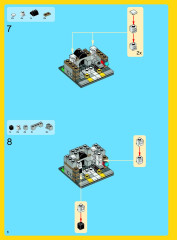 LEGO 10230 instructions page 6 – build guide