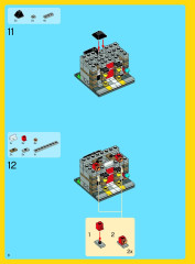 LEGO 10230 instructions page 8 – build guide