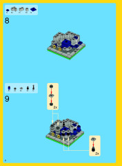 LEGO 10230 instructions page 6 – build guide
